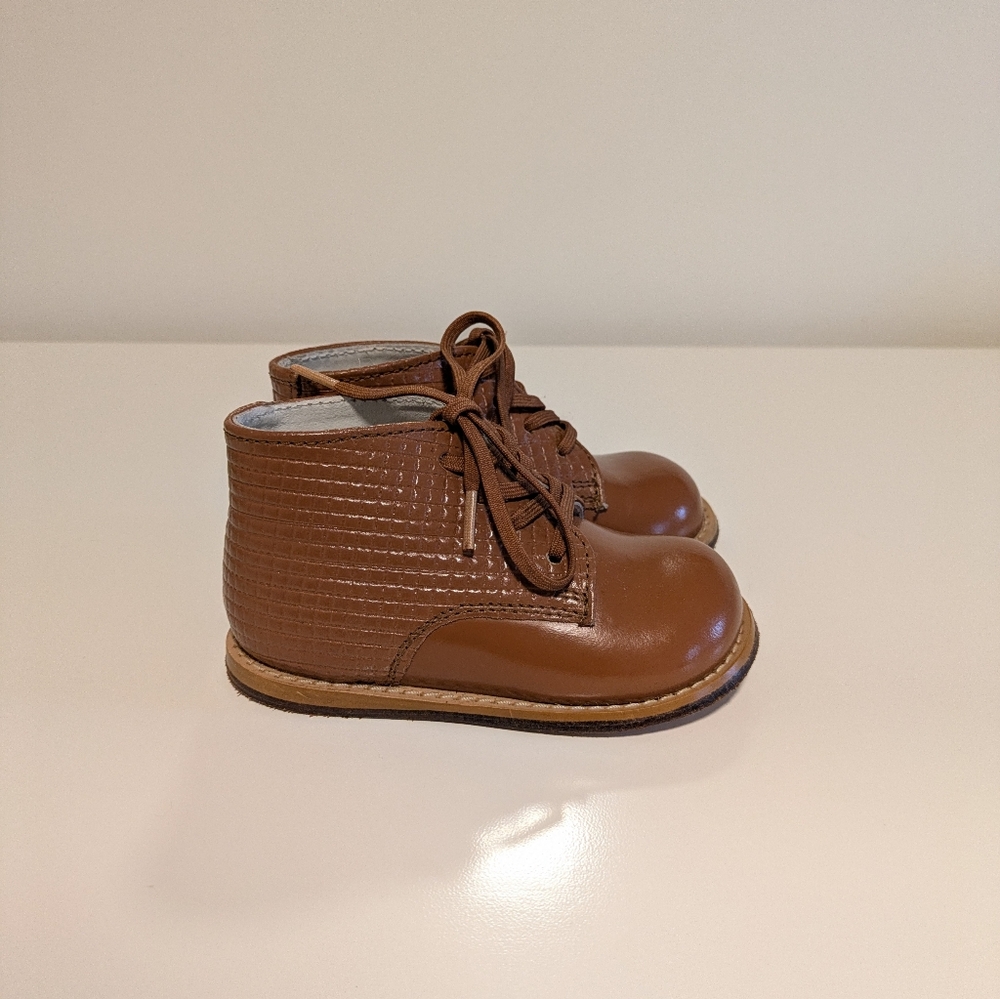 Josmo Brown Leather Toddler/Baby Shoes Size 5.5